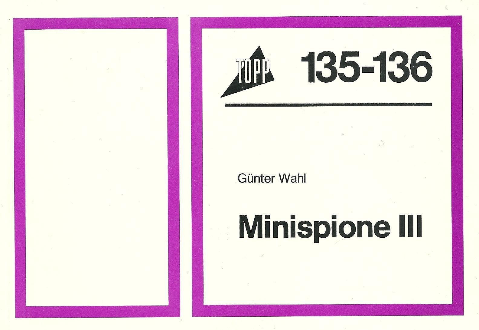 Minispione (Topp Buchreihe Elektronik) Books