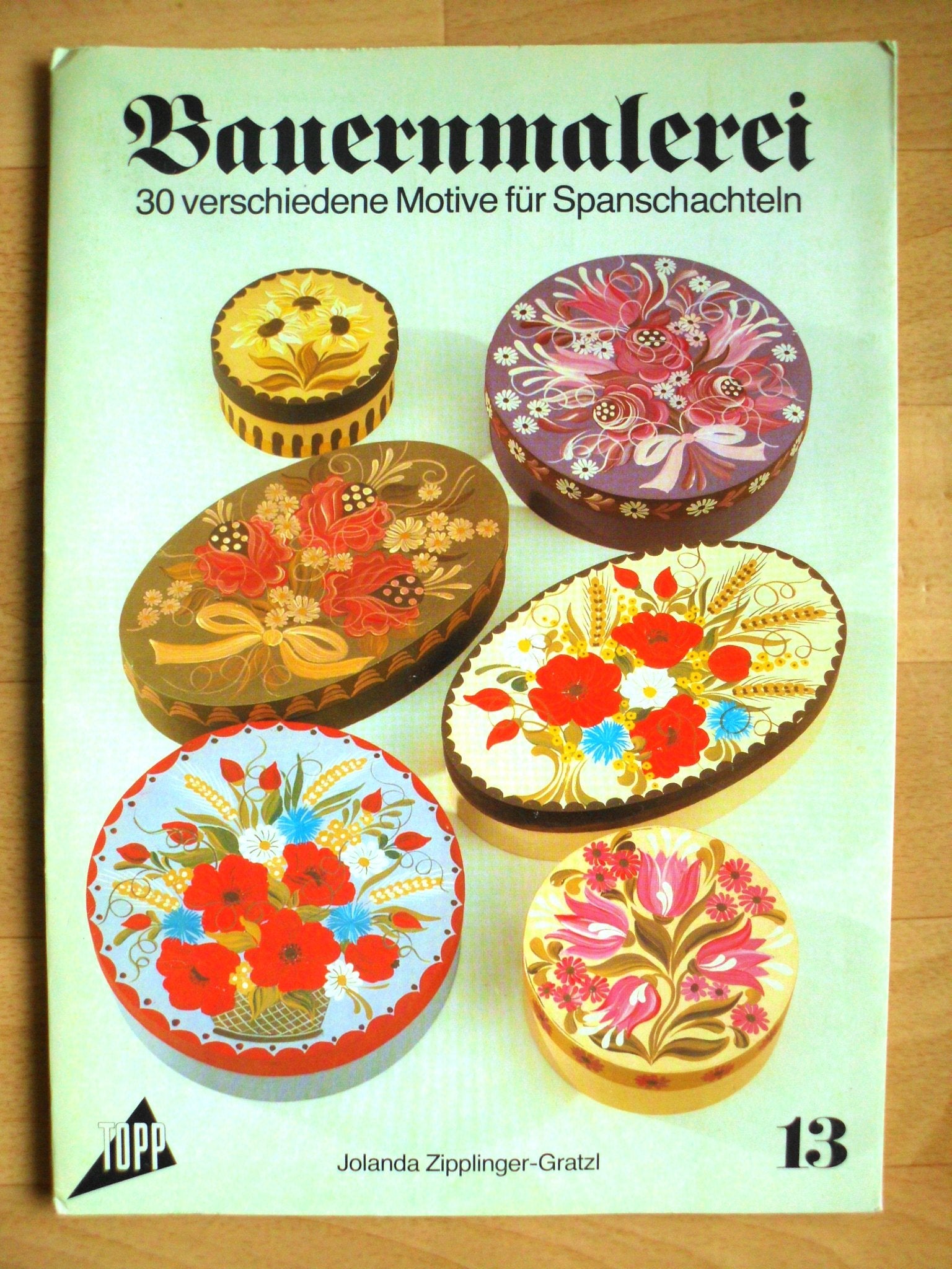 Bauernmalerei: 30 verschiedene Motive für Spannschachteln. Vorlagenmappe 13 Film, Art & Culture