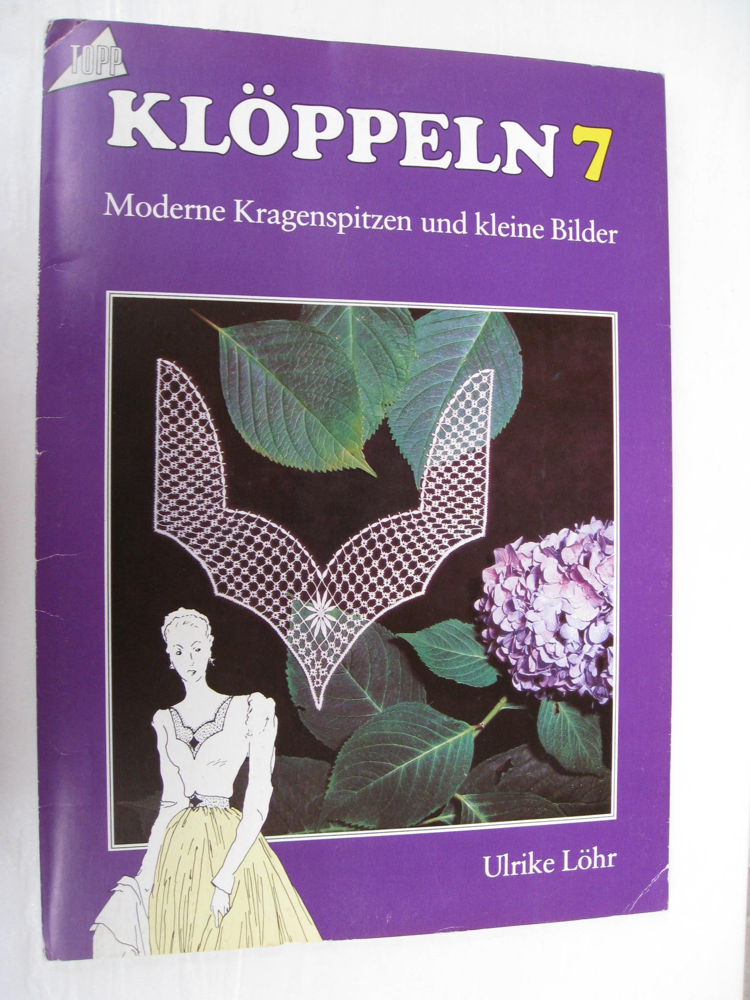 Klöppeln VII. Moderne Kragenspitzen und kleine Bilder. Vorlagenmappe. Hobbies & Crafts