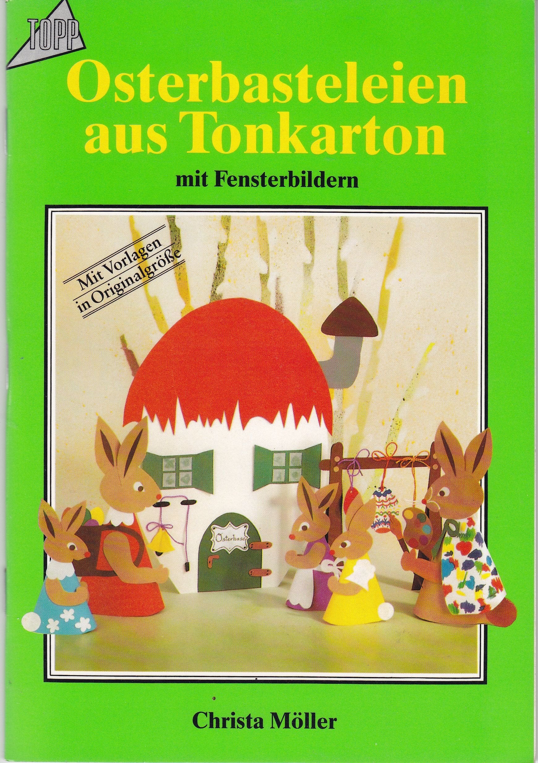 Osterbasteleien aus Tonkarton mit Fensterbildern. Mit Vorlagen in Originalgröße. Hobbies & Crafts