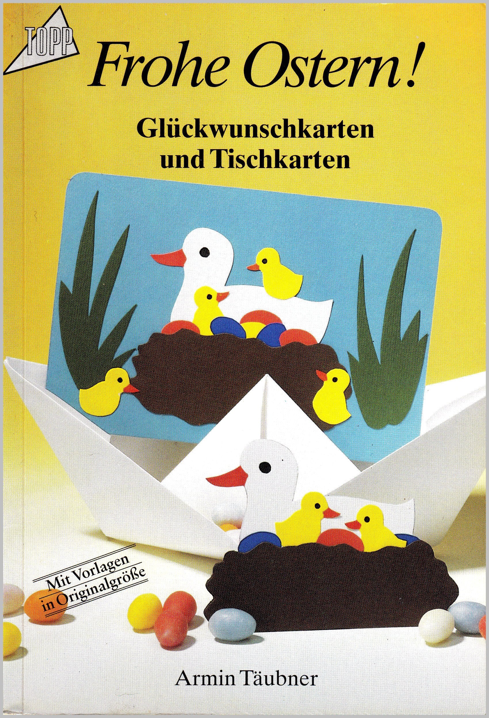 Frohe Ostern: Glückwunsch- und Tischkarten Hobbies & Crafts