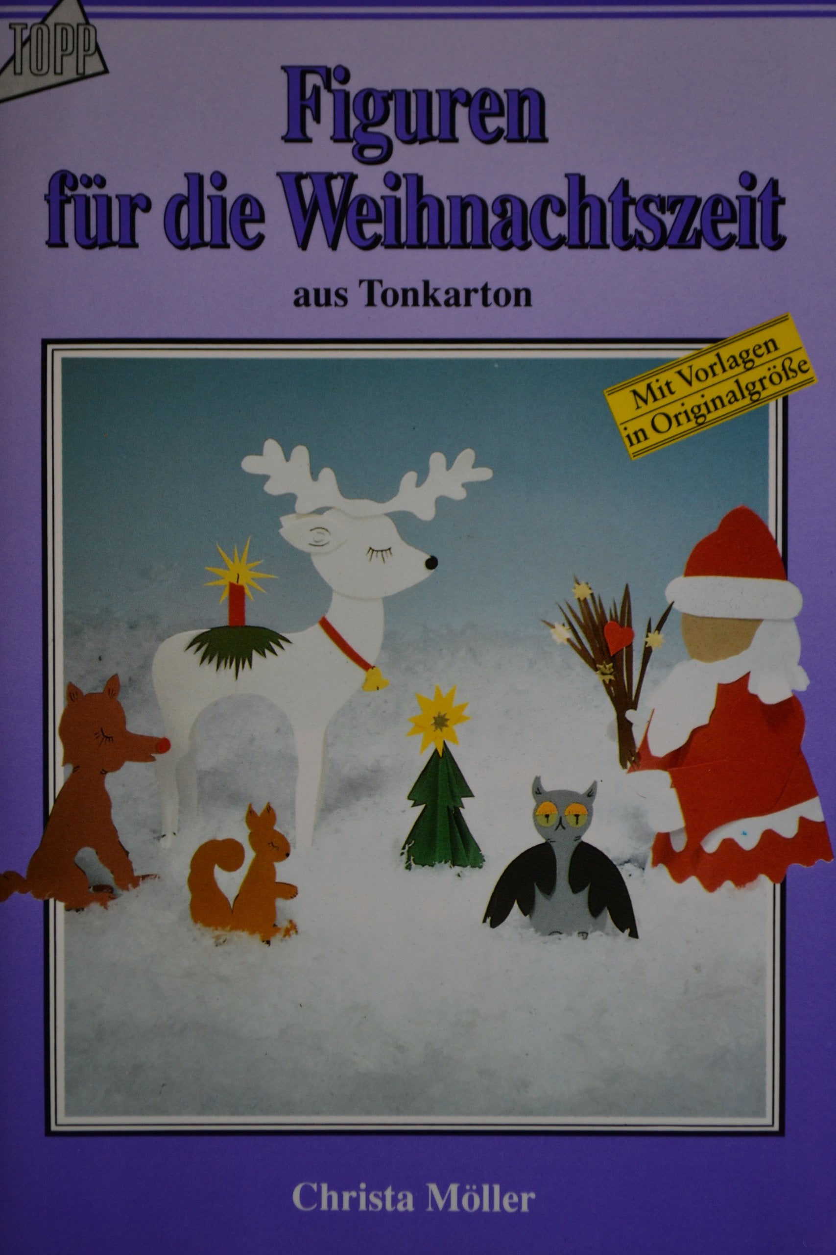 Figuren für Weihnachten aus Tonkarton Hobbies & Crafts