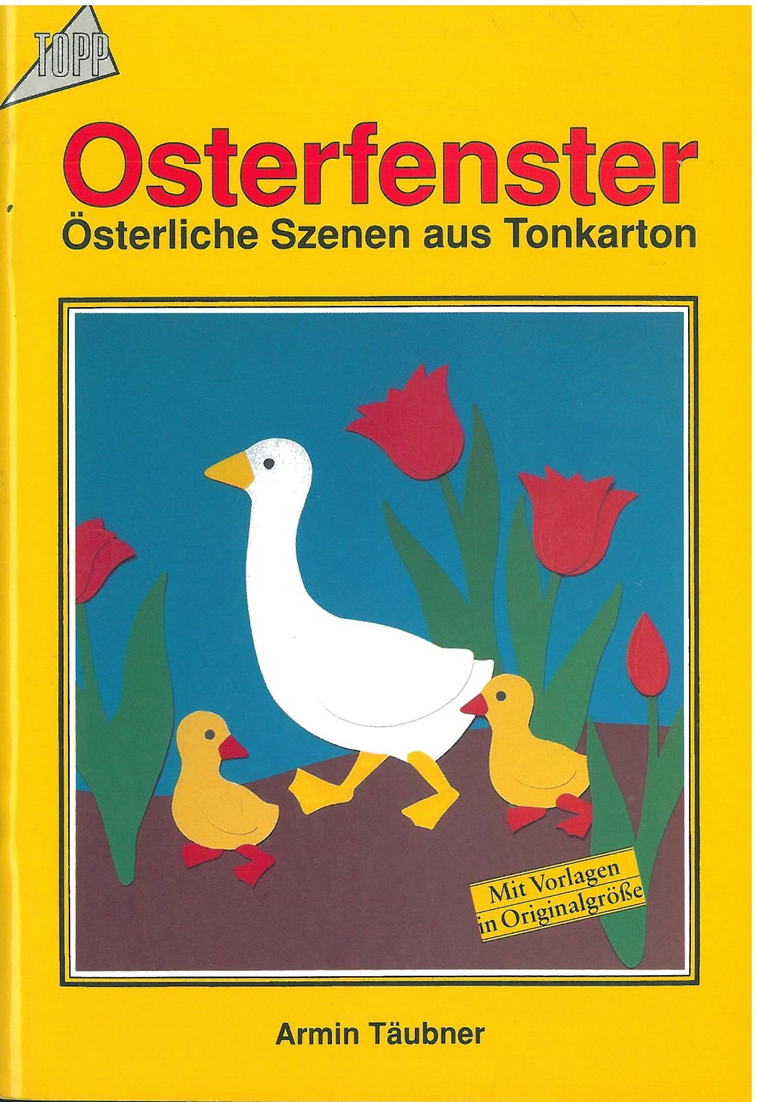 Osterfenster: Szenen aus Tonkarton Books