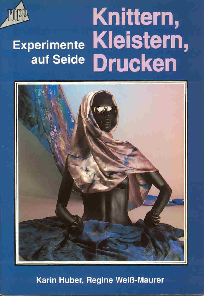 Experimente auf Seide. Knittern, Kleistern, Drucken. Hobbies & Crafts