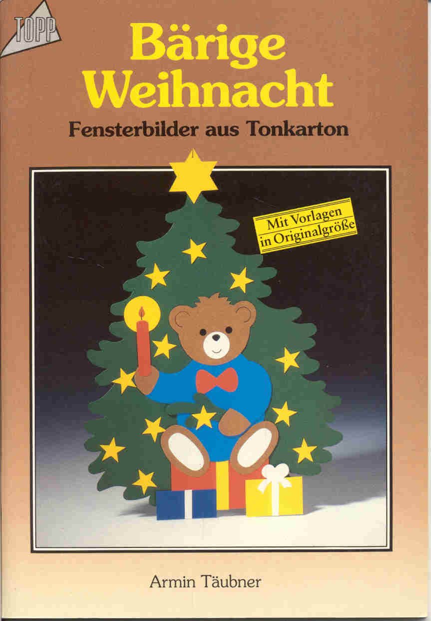 Bärige Weihnacht: Fensterbilder Hobbies & Crafts