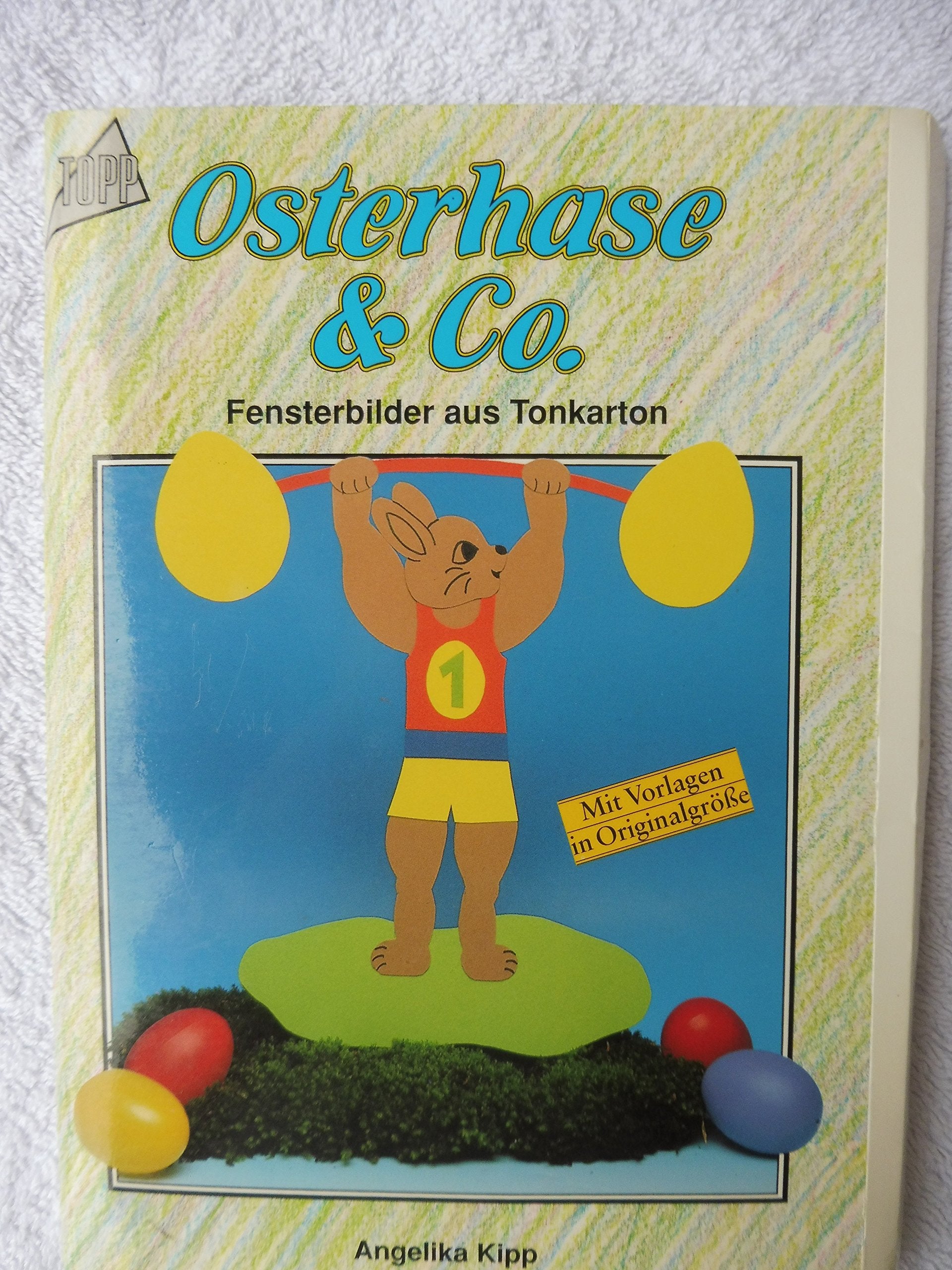 Osterhase und Co. Fensterbilder aus Tonkarton. Hobbies & Crafts