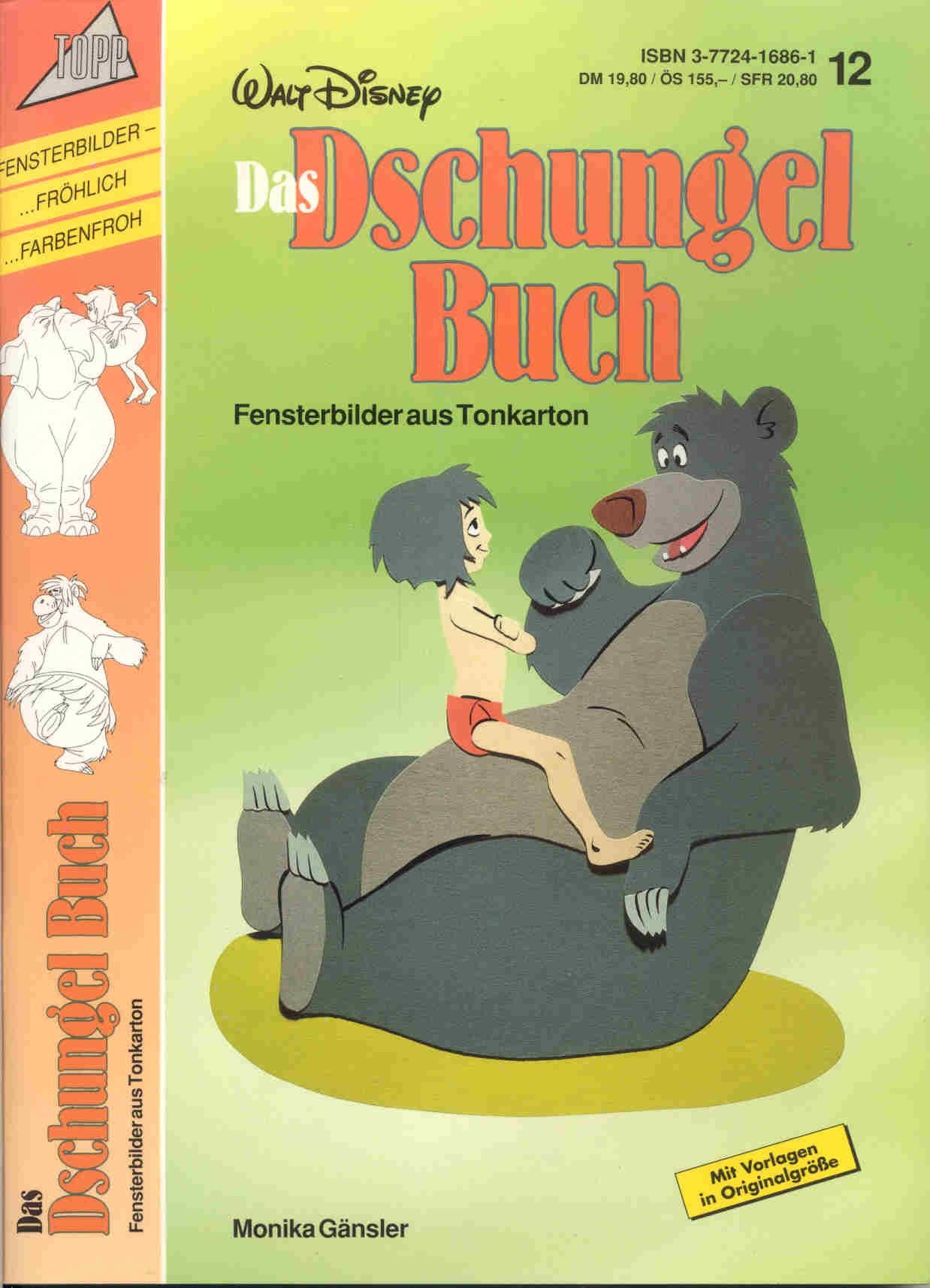 Disneys Dschungelbuch: Fensterbilder Hobbies & Crafts