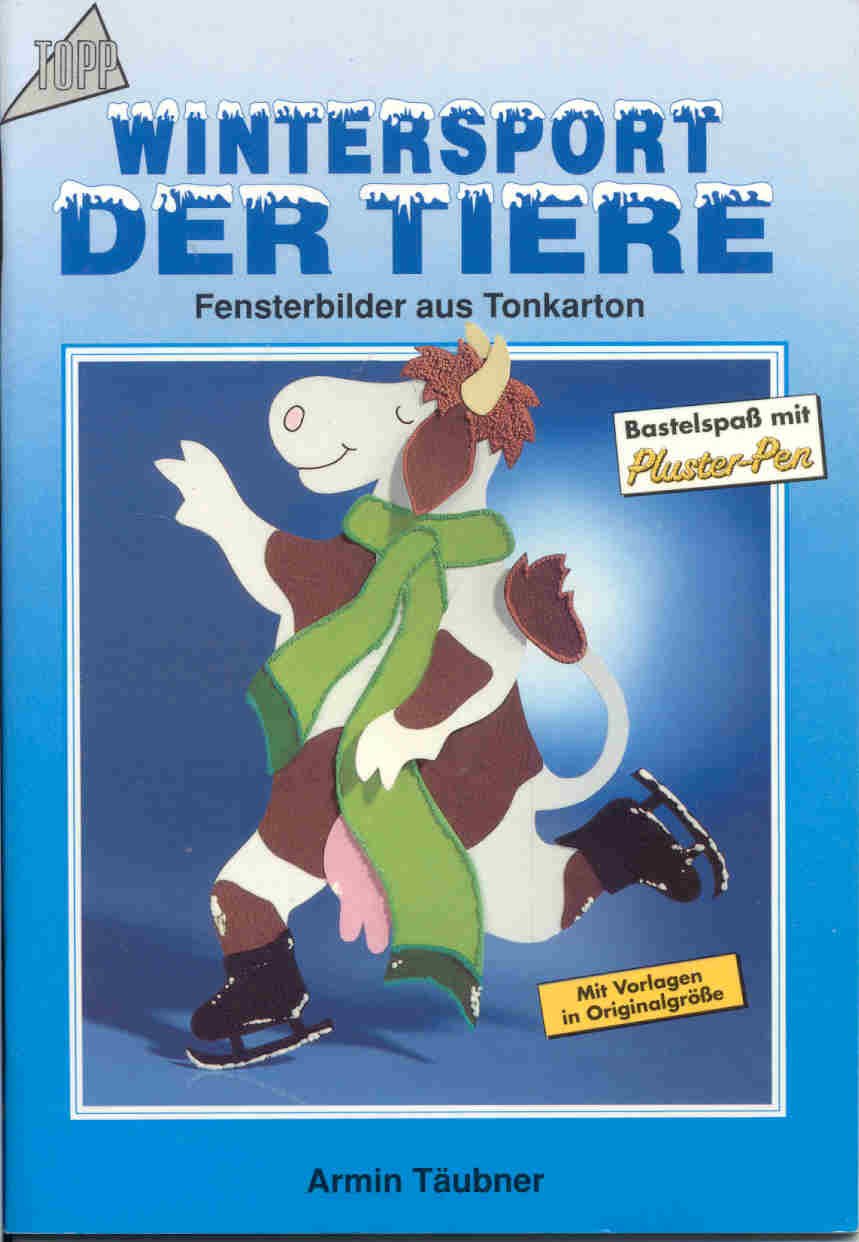 Wintersport der Tiere: Fensterbilder Hobbies & Crafts