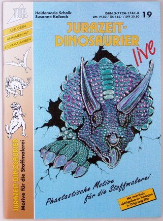 Jurazeit-Dinos Live: Stoffmalerei Books