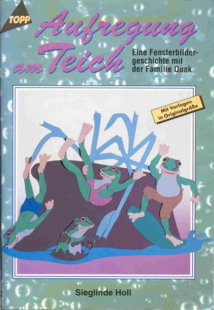 Aufregung am Teich: Fensterbilder aus Tonkarton Books