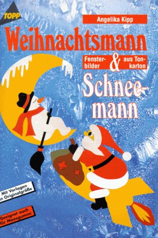 Weihnachtsmann & Schneemann: Fensterbilder Hobbies & Crafts