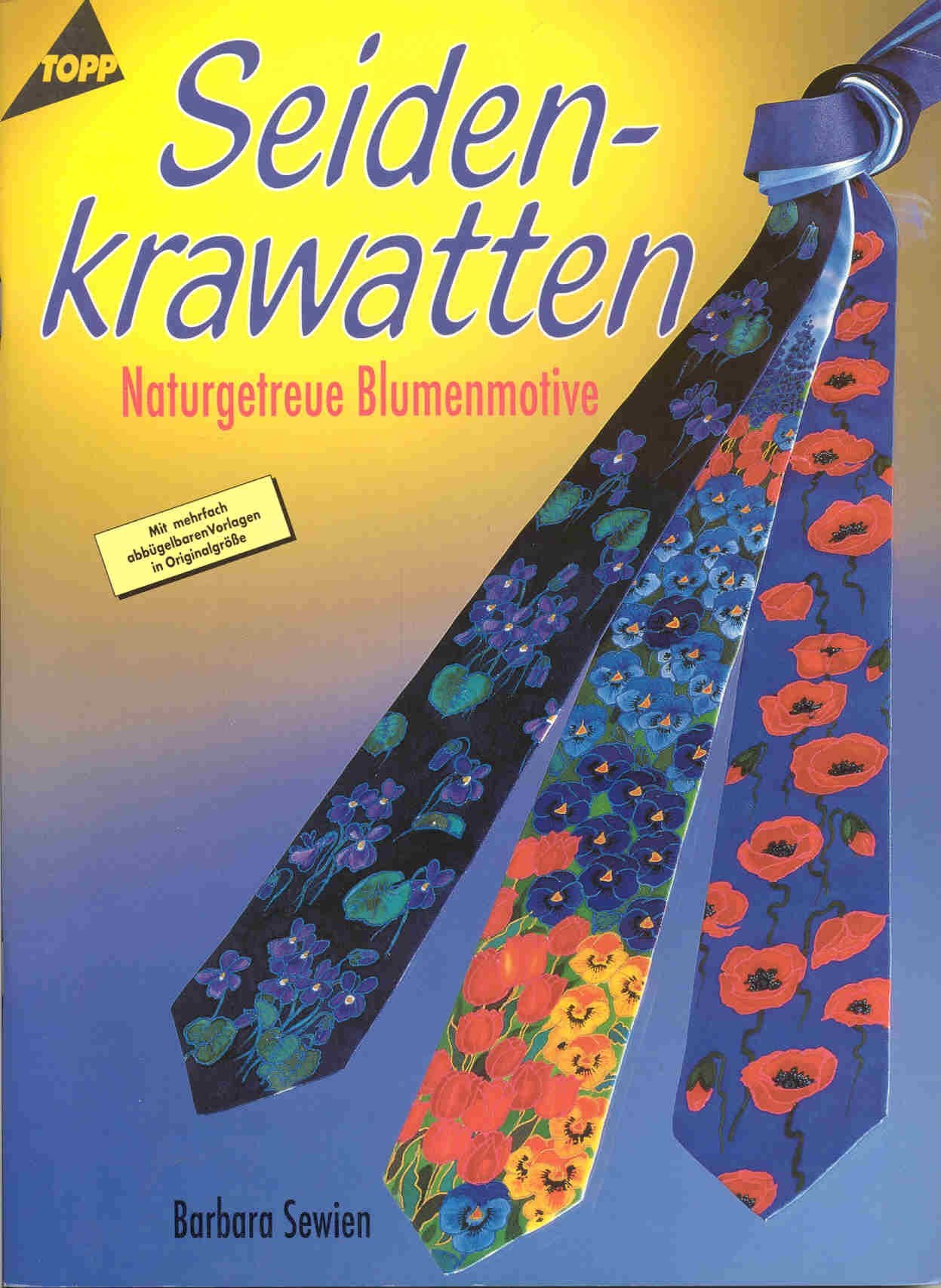 Seidenkrawatten - Blumenmotive Hobbies & Crafts
