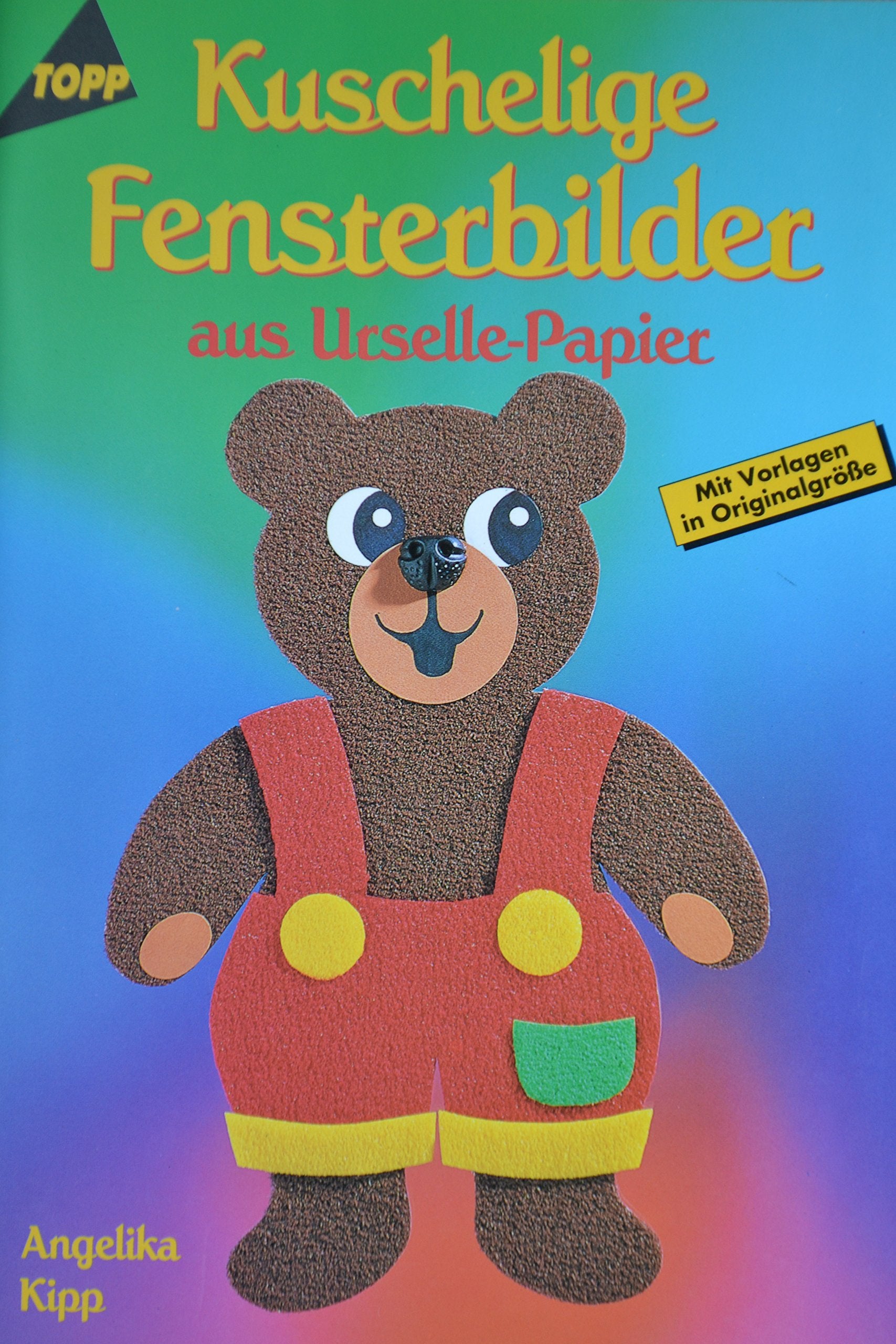 Kuschelige Fensterbilder: Aus Urselle-Papier. Papier mit Velours-Oberfläche Hobbies & Crafts