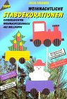 Weihnachtliche Stabdekoration mit Wellpappe Hobbies & Crafts