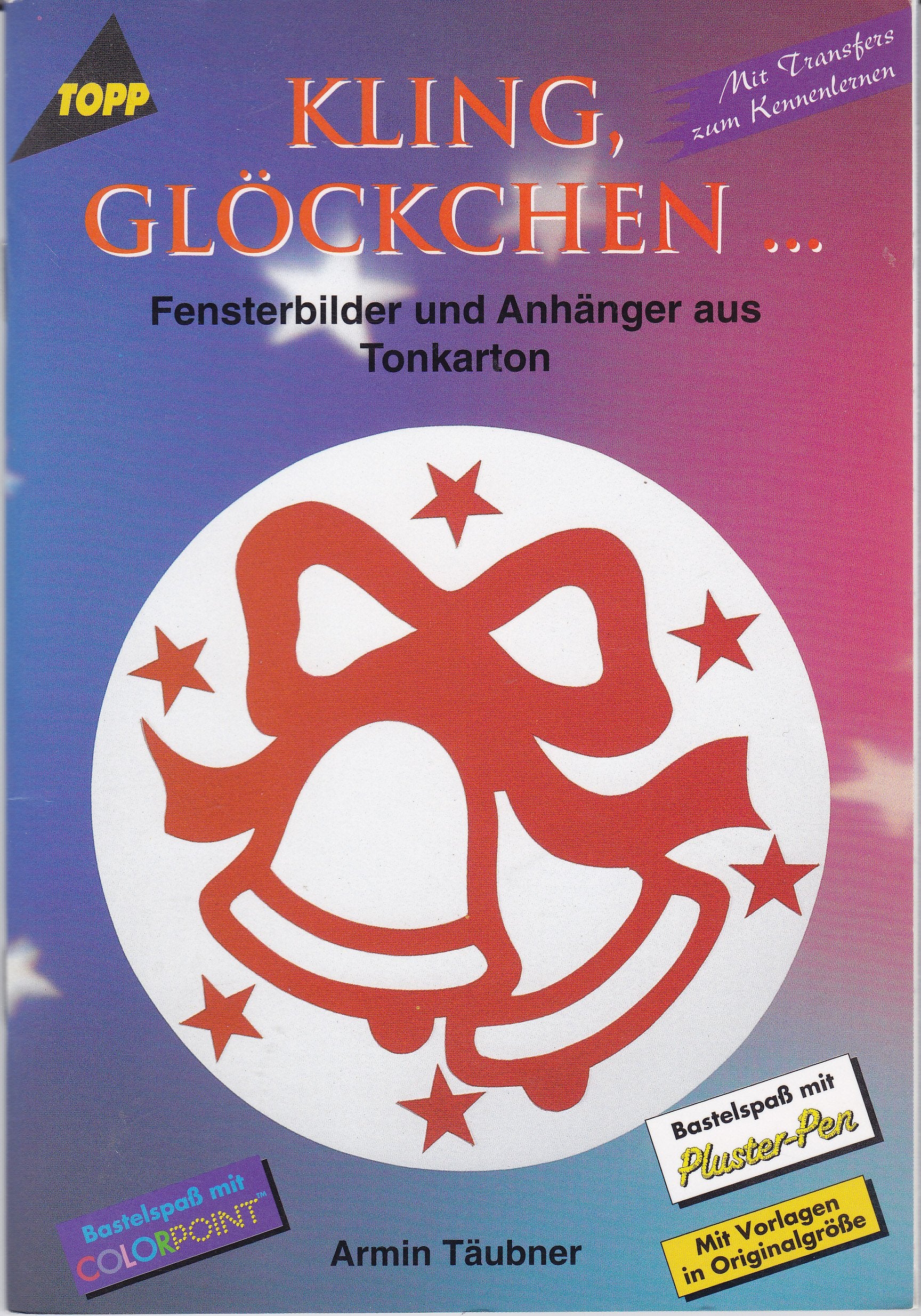 Kling Glöckchen...: Fensterbilder aus Tonkarton, Anhänger aus Tonkarton Hobbies & Crafts