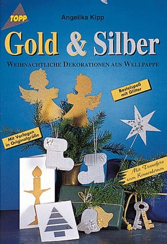 Gold und Silber: Weihnachtliche Dekoration aus Wellpappe Hobbies & Crafts