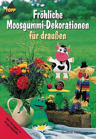 Fröhliche Moosgumidekoration für draussen Hobbies & Crafts
