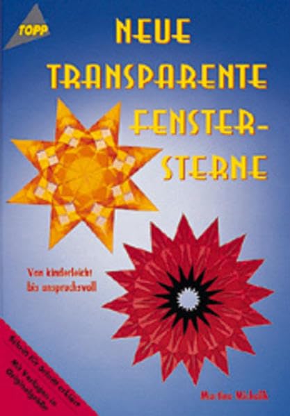 Neue transparente Fenstersterne Hobbies & Crafts