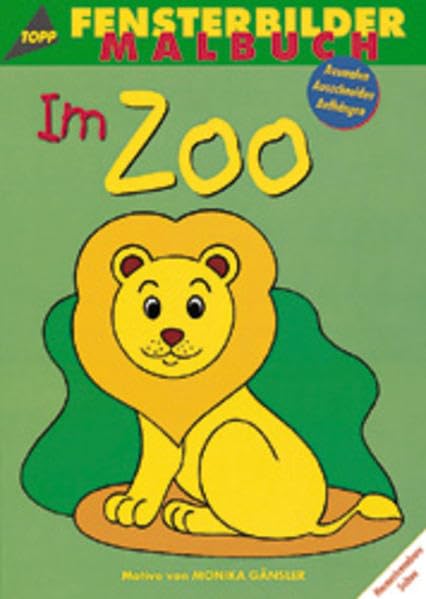 Fensterbilder-Malbuch, Im Zoo Leisure, Home & Garden