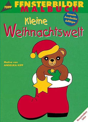 Fensterbilder-Malbuch, Kleine Weihnachtswelt Books