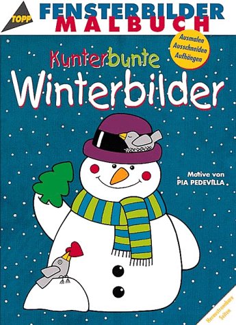 Fensterbilder-Malbuch, Kunterbunte Winterbilder Books