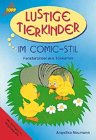Lustige Tierkinder: Fensterbilder aus Tonkarton im Comic-Stil Hobbies & Crafts
