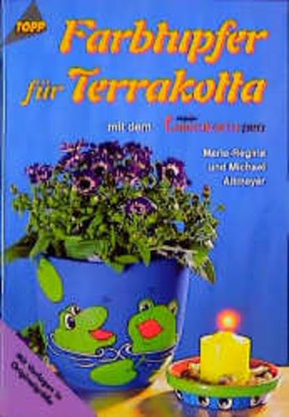 Farbtupfer auf Terrakotta Hobbies & Crafts