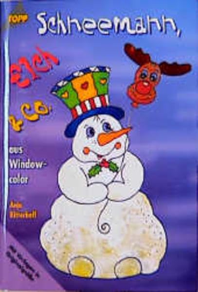 Schneemann, Elch & Co: Bunte Motive aus Windowcolor Hobbies & Crafts