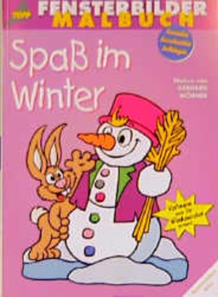Fensterbilder-Malbuch, Spaß im Winter Books