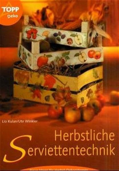 Herbstliche Serviettentechnik Hobbies & Crafts