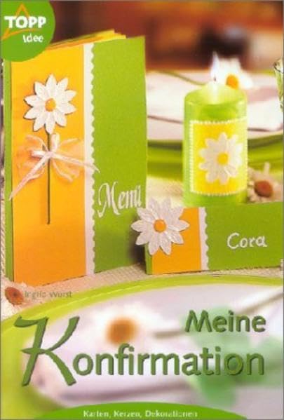 Meine Konfirmation: Karten, Danksagungen, Kerzen, Tischdekoration Hobbies & Crafts