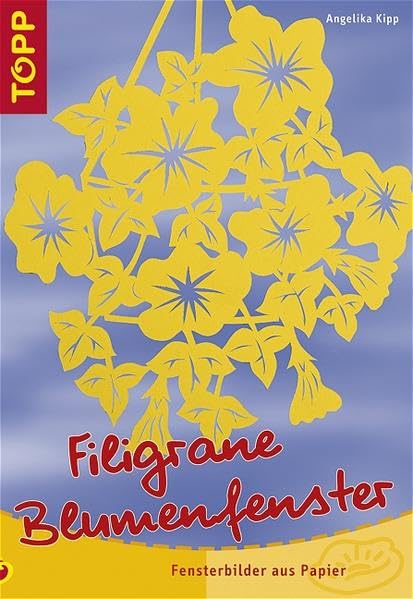 Filigrane Blumenfenster: Fensterbilder aus Papier Hobbies & Crafts