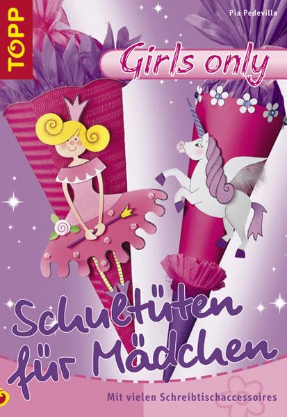 Schultüten für Mädchen: Mit vielen Schreibtischaccessoires Hobbies & Crafts