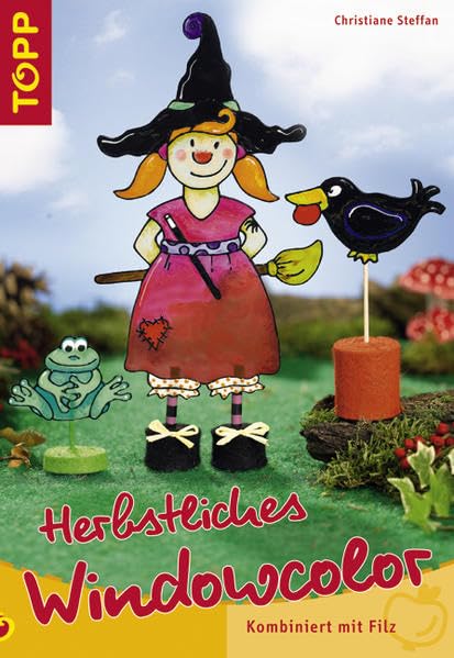 Herbstliches Windowcolor: Kombiniert mit Filz Hobbies & Crafts