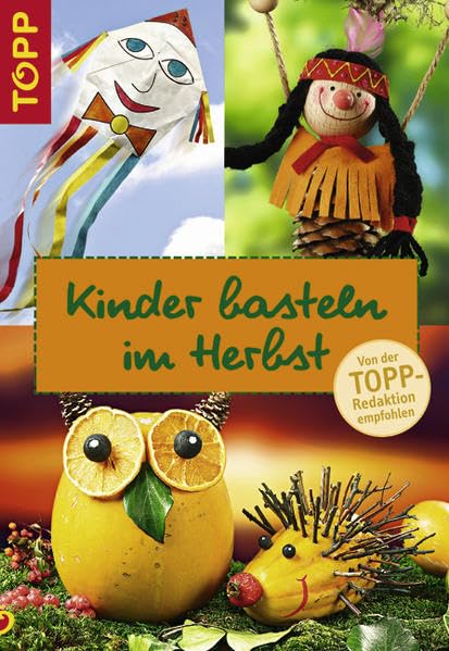 Kinder basteln im Herbst: Mit perforierten Vorlagenbogen u. Einsteckhüllen Hobbies & Crafts