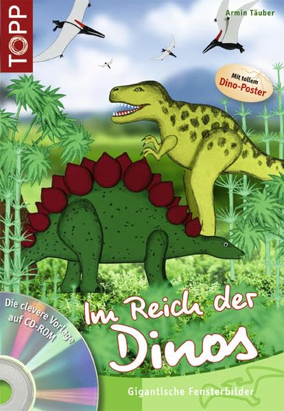 Im Reich der Dinos: Gigantische Fensterbilder Hobbies & Crafts