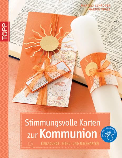 Stimmungsvolle Karten zur Kommunion: Einladungs-, Menü- und Tischkarten Hobbies & Crafts