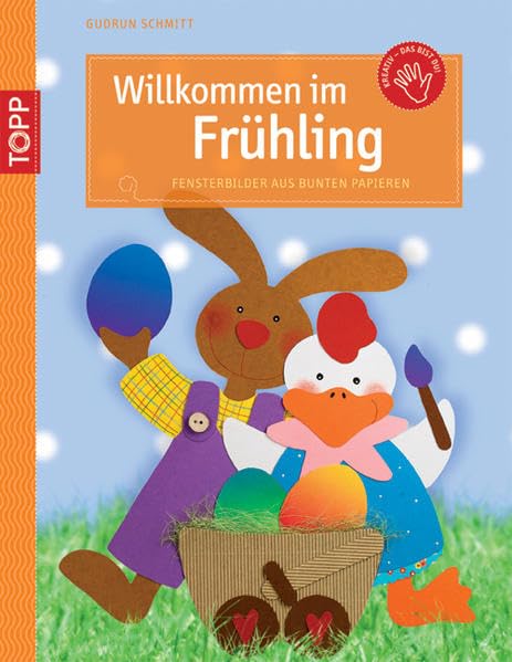 Willkommen im Frühling: Fensterbilder aus bunten Papieren (Kreativ-SC) Hobbies & Crafts