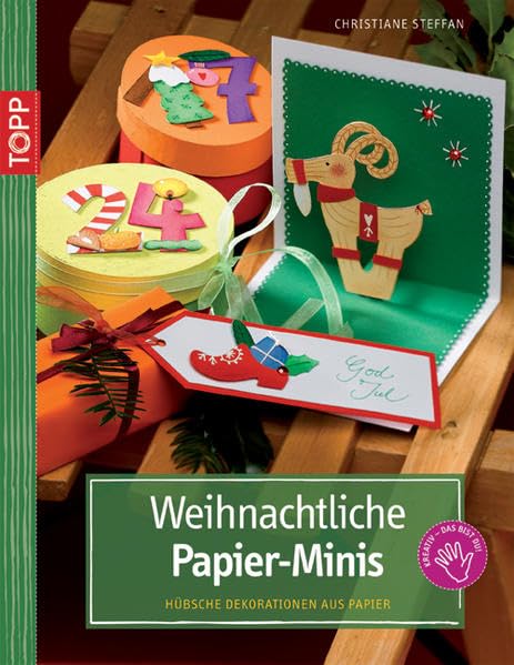 Weihnachtliche Papier-Minis: Hübsche Dekorationen aus Tonpapier (kreativ.kompakt.) Hobbies & Crafts