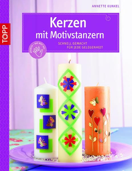 Kerzen mit Motivstanzern Hobbies & Crafts