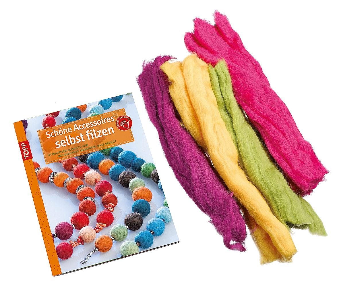 Schöne Accessoires selbst filzen: attraktiver Schmuck und bezaubernde Wohndeko nass gefilzt Hobbies & Crafts