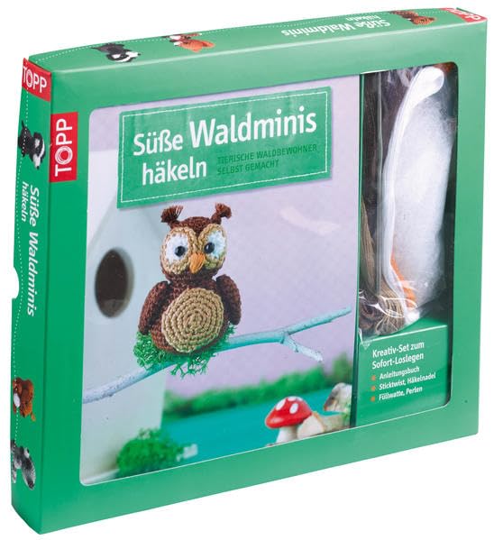 Kreativ-Set Süße Waldminis häkeln: Tierische Waldbewohner selbst gemacht Hobbies & Crafts