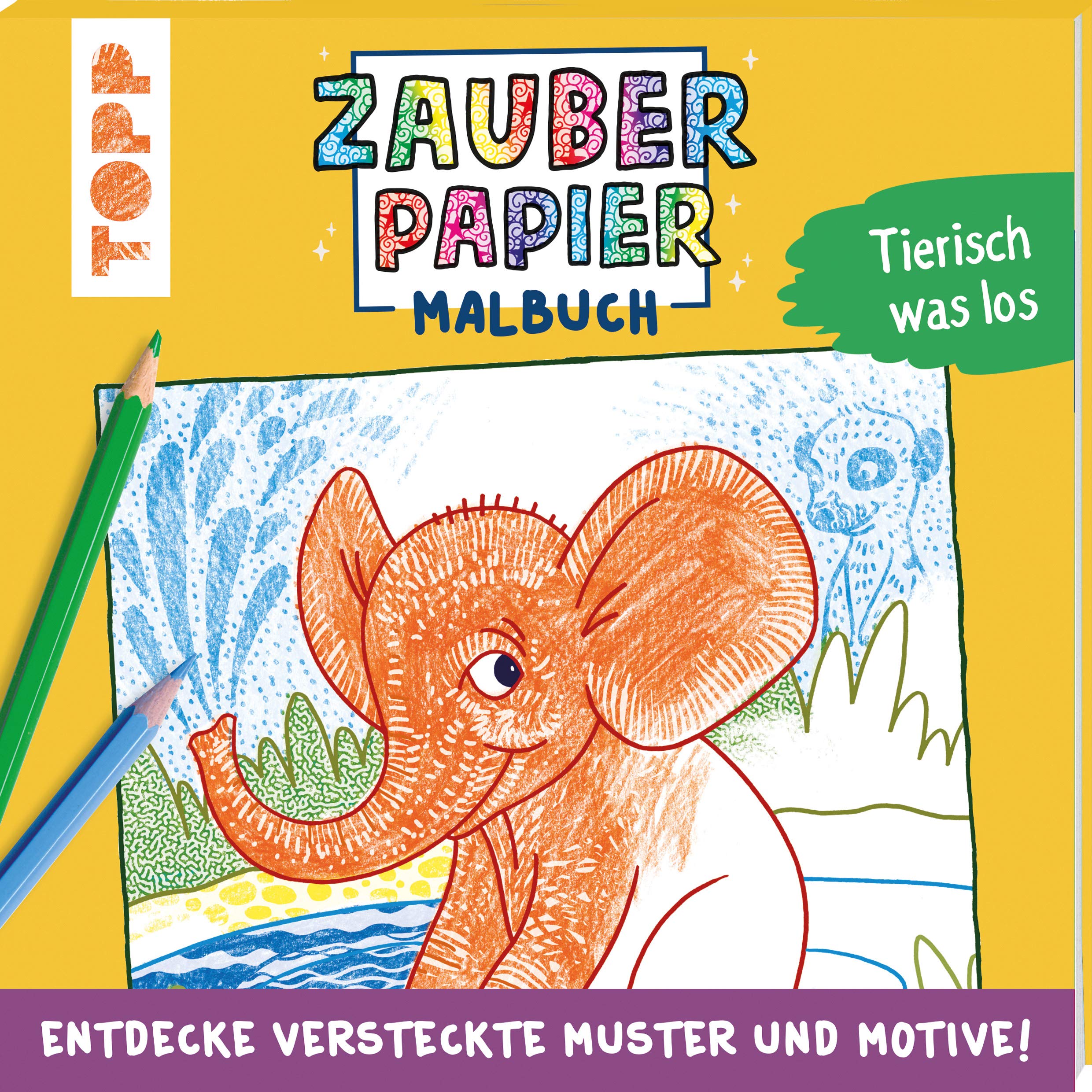 Zauberpapier Malbuch Tierisch was los Lifestyle