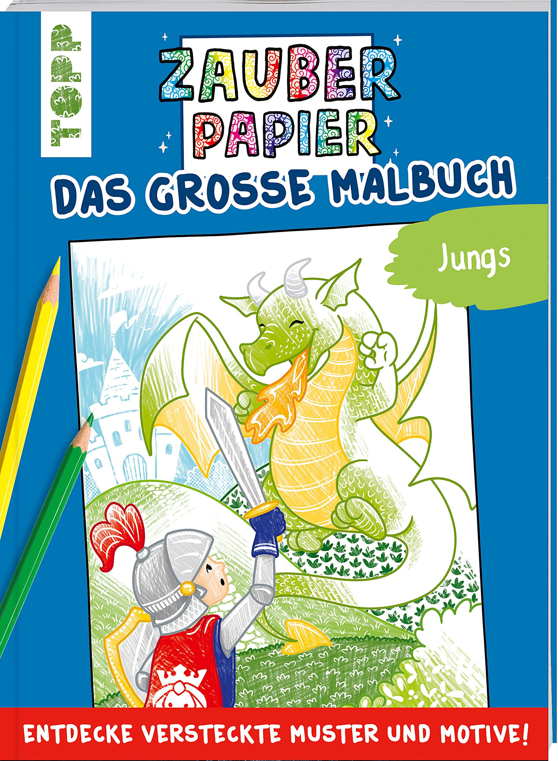 Zauberpapier - Das große Malbuch - Jungs Leisure, Home & Garden