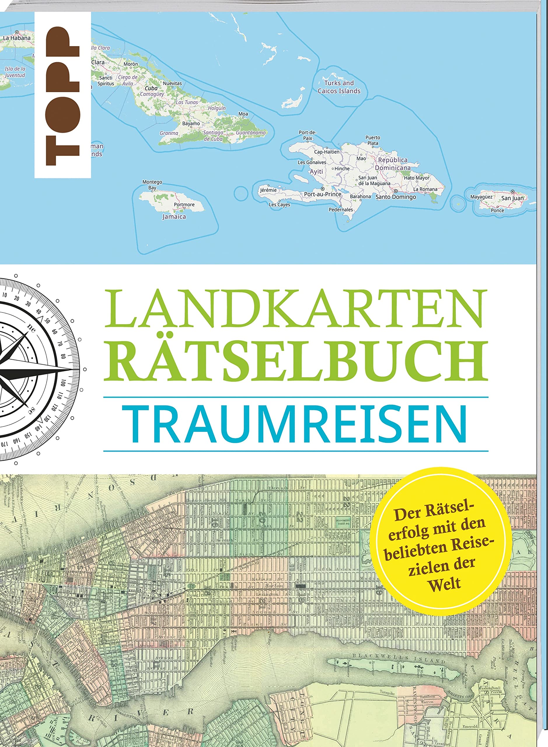 Landkarten Rätselbuch - Traumreisen Lifestyle
