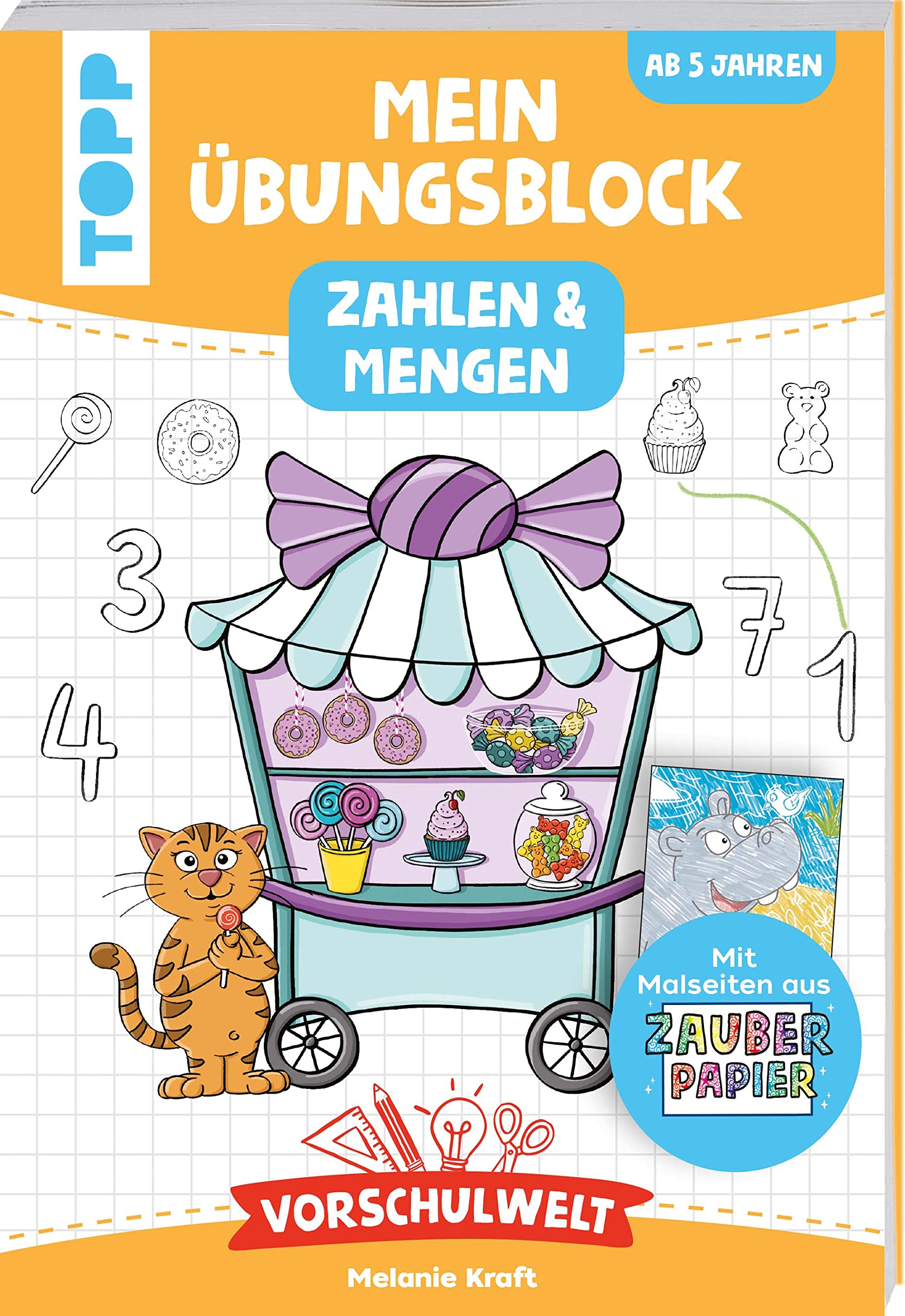 Vorschulwelt - Mein Übungsblock mit Zauberpapier Zahlen und Mengen Non-fiction