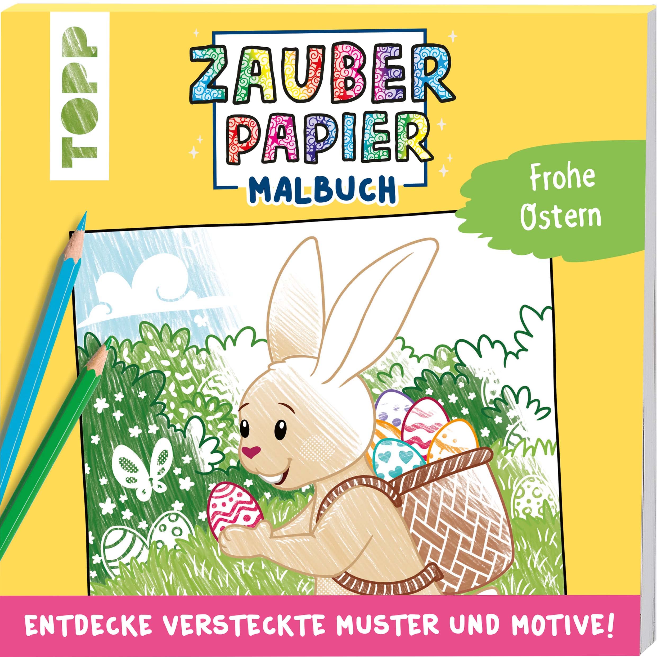 Zauberpapier Malbuch Frohe Ostern: Entdecke versteckte Muster und Motive! (Zauberpapier Malbücher) Leisure, Home & Garden