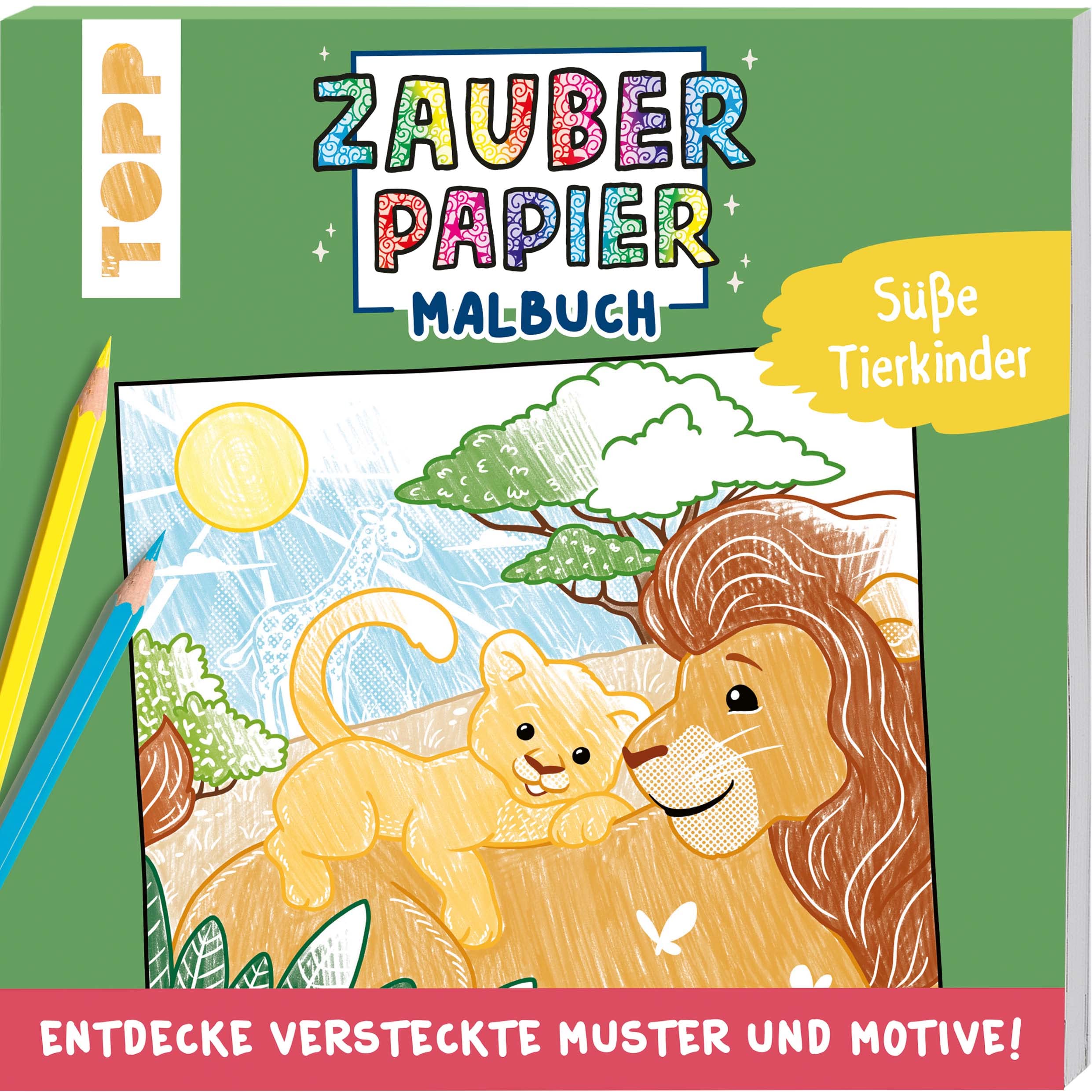 Zauberpapier Malbuch Süße Tierkinder Leisure, Home & Garden