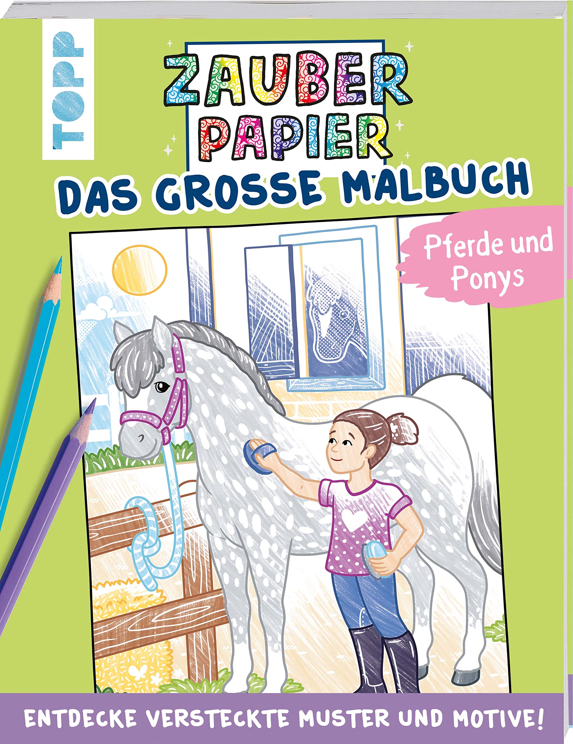 Zauberpapier - Das große Malbuch - Pferde und Ponys Leisure, Home & Garden