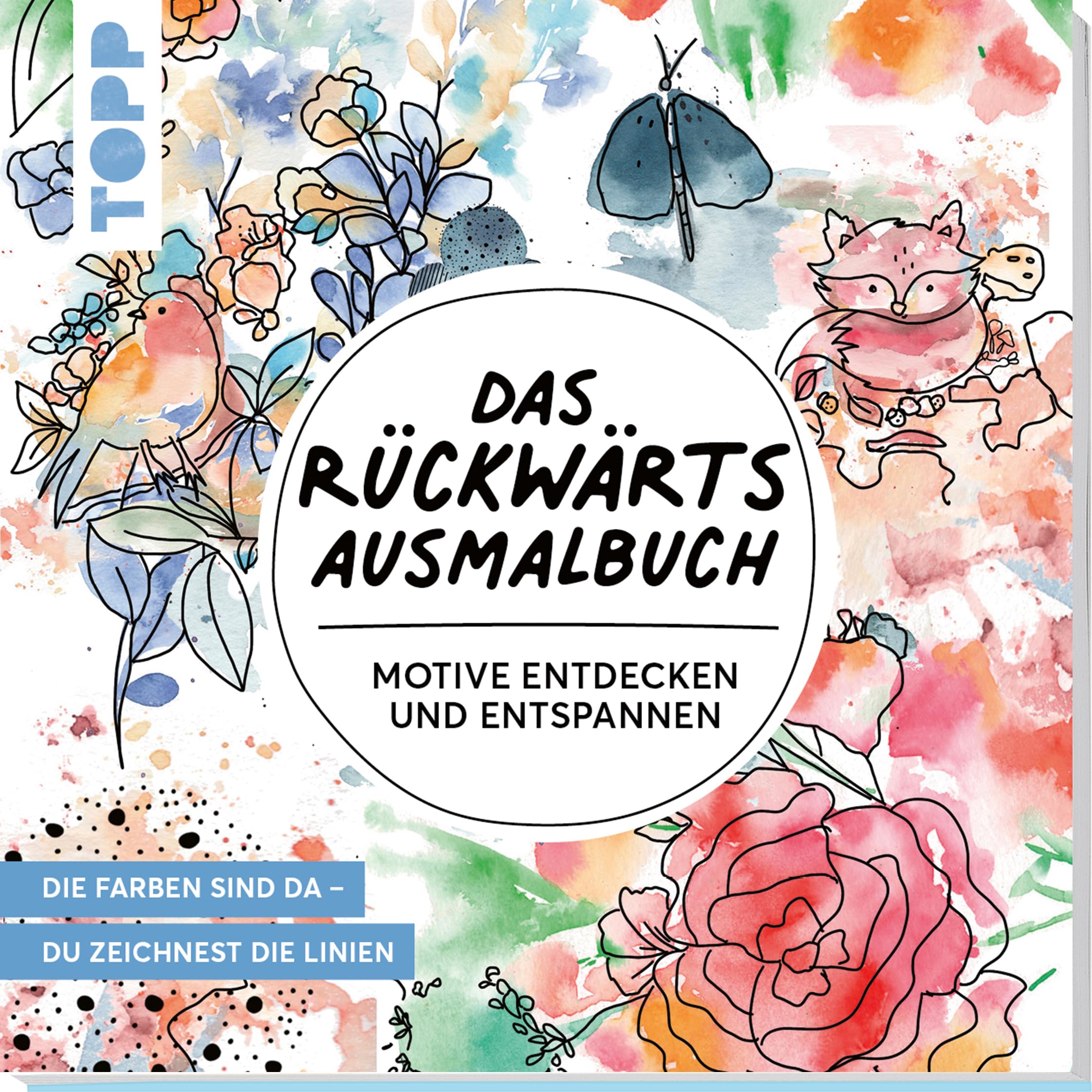 Das Rückwärts-Ausmalbuch Arts & Music
